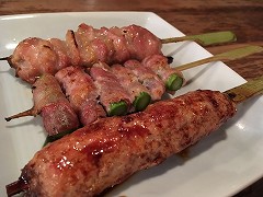 鶏つくねと焼き鳥