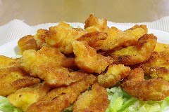 バナメイエビの天ぷら