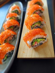 トビッコのカリフォルニアロール